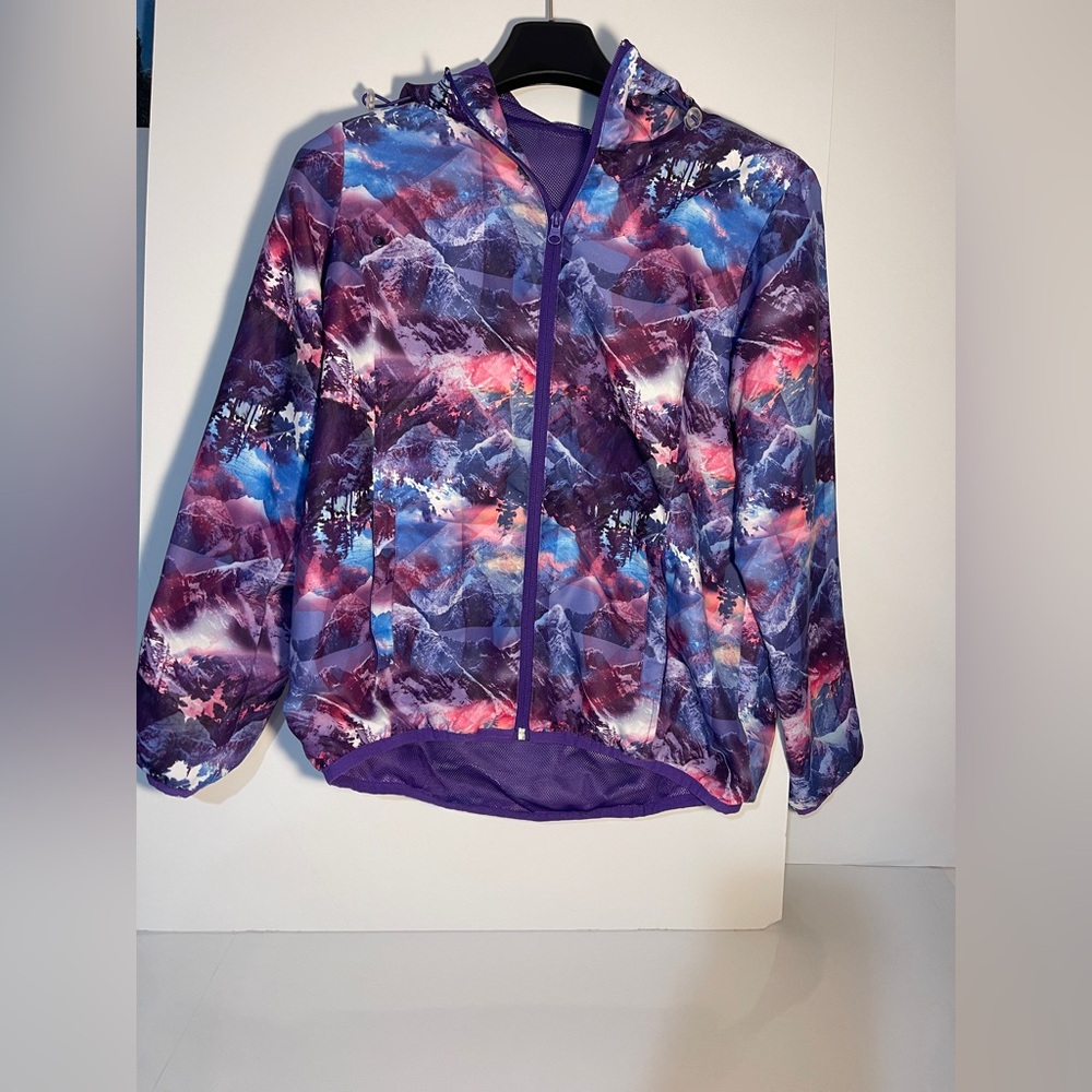 Women's Purple Multi-Color Utility Jacket